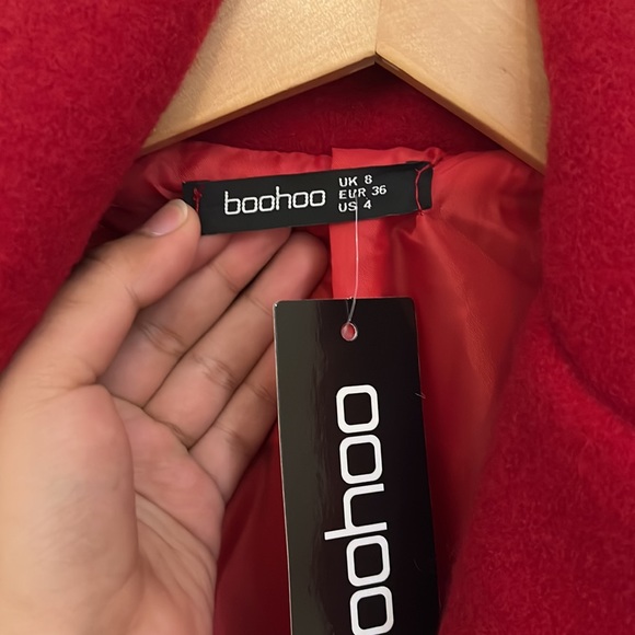 Bohoo Soft Brushed Wool Look Coat - Picture 3 of 5